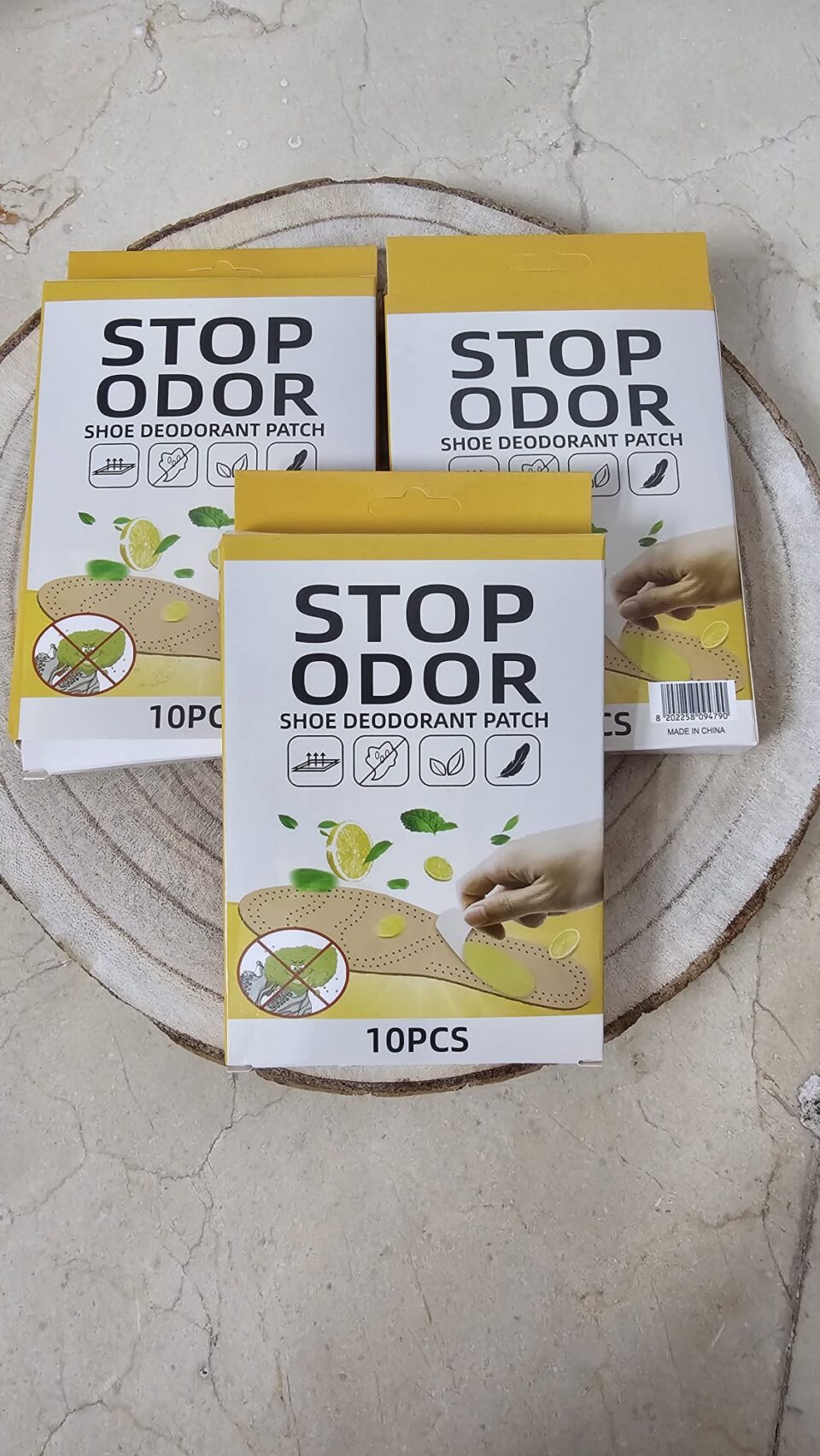 Parches anti-olor para pies