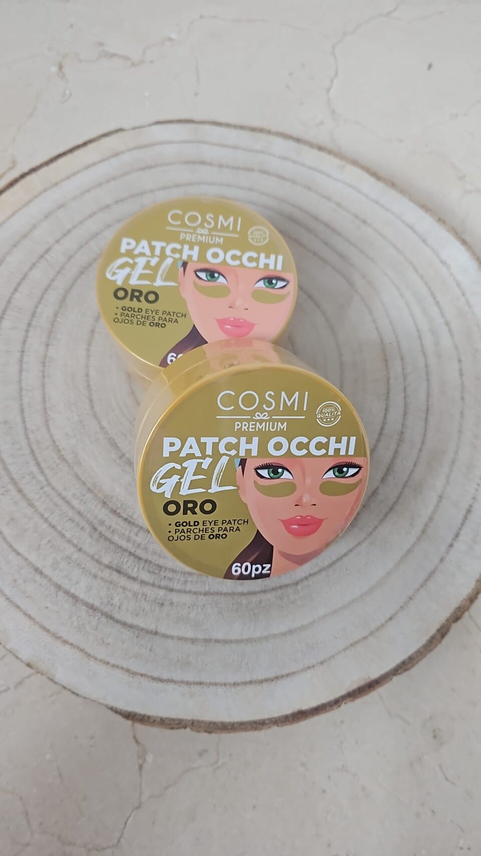 Parches de gel para ojos regenerador y revitalizante