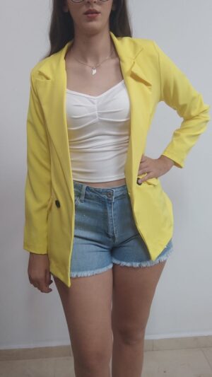 blazer amarilla